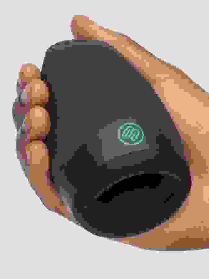 Blowmotion Warming Vibrating Male Masturbator, Black, hi-res